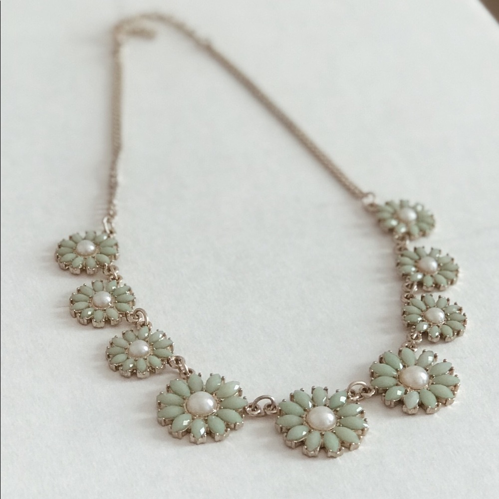 LOFT Flower Statement Necklace